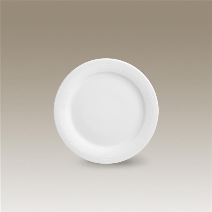 بشقاب تخت هتلی 49 (سفید) چینی زرین سایز 16 (شیرینی خوری)